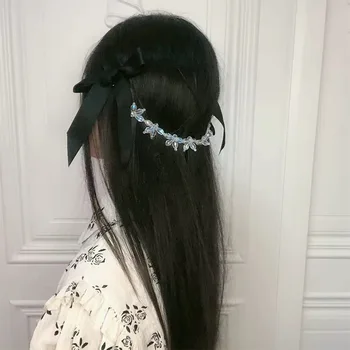Lok lase posnetek kristalno lase obroče modni dodatek tiara cheveux za dekleta pribor band opaska ne wlosow ženske