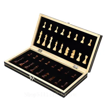 Magnetni Leseni Šah, Backgammon Dama, Šah Igre, Stari Šah Potovanja Šahovska Garnitura Leseni Šah Kos Šahovnici