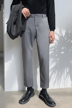 Hong Kong slog poletje 2019 novo moško obleko hlače modne blagovne znamke Mladi gleženj-dolžina hlače korejske modne hlače ohlapne hlače priložnostno