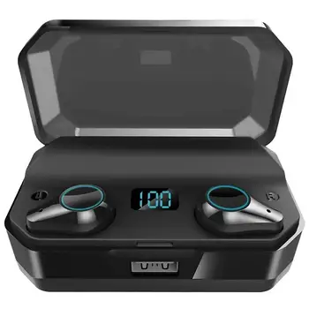 V Uho Bluetooth Slušalke Slušalke Brezžične Žični Z Mikrofonom Za Iphone, Android, Brez Žice Za Prenosni Računalnik