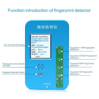 JC TT01 Prstnih Detektor za iPhone 5S/6 G/6S/6P/6SP/7G7P/8G/8P Gumb Domov Diagnostični Dotik ID Funkcijo Tester Telefon Popravila