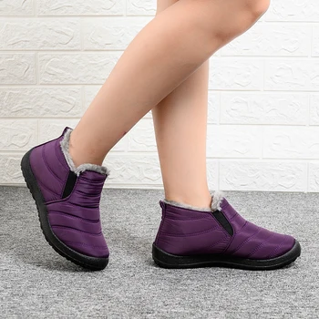Zimski Škornji Ženske Zimske Čevlje Nepremočljiva Škornji Za Ženske Nove Modne Barve Sneg Škornji Ženski Pari Unisex Ženska, Čevlji