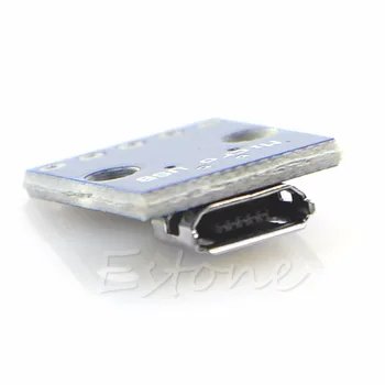 A96 10pcs/veliko Ženski MIKRO USB DIP 5-Pin Pinboard 2.54 mm Micro USB Tip NOVA