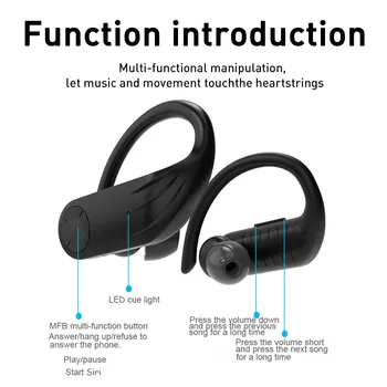 B1 TWS Bluetooth Slušalke Brezžične Slušalke 8D Stereo Športne Slušalke Nepremočljiva Earburd Z Mic LED Zaslon Za Android, iPhone