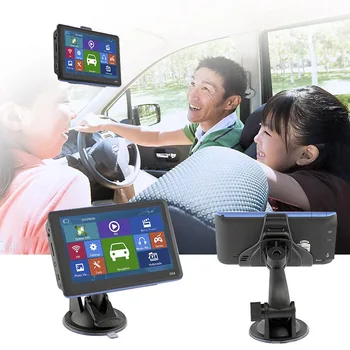 5 Palčni GPS Navigacijski HD Zaslon Navigator S Dežnik Prost Zemljevid za Avto, Tovornjak, Avtobus, Taksi F-Najboljši