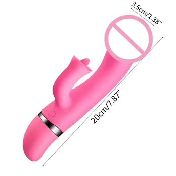 Novo Vodoodporni Rabbit Vibrator za G Spot Vibrator, Vibrator z Močnim 10 Hitrost Vibracij za Ženske
