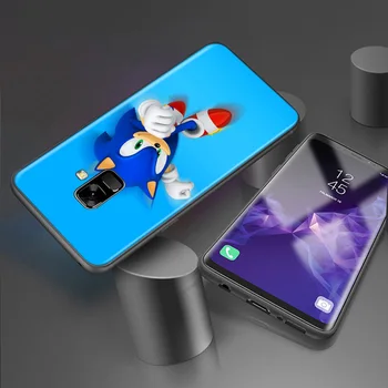 Srčkan Sonic Hedgehog Igra Za Samsung Galaxy A9 A8S A8 A7 A6S A6 A5 A3 A750 Plus 2018 2017 2016 Star Črn Telefon Primeru