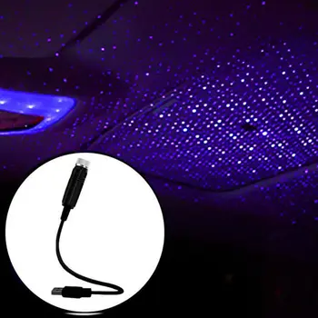 2021 Nov Avto, USB Star Lep Strop Svetlo Zvezdnato Nebo Projekcija Dekor Lučka Streho Noč