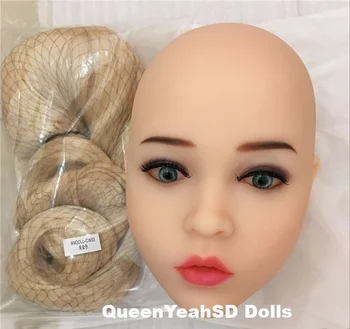 Ustni glavo za resnično lutka sex lutka, lutka ljubezen, japonski realistične lutke glavo fit 135 cm do 168cm telo