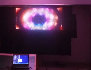 Brezplačna Dostava P50mm 2m do 4m RGB led dj video zavese starcloth za nočni klub Fazi Poroko Kulise