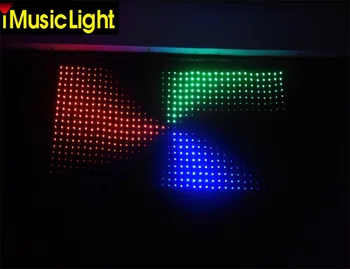 Brezplačna Dostava P50mm 2m do 4m RGB led dj video zavese starcloth za nočni klub Fazi Poroko Kulise
