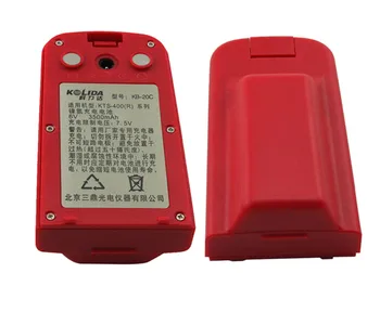 2pc Visoko Kakovost in popolnoma nov KOLIDA KB-20C Baterija za KTS-300, 400/400R serije skupaj postaja, 6V 3500mAh, Rdeče barve
