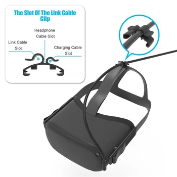 2Pcs Nit Sponke Za Oculus Prizadevanju 1/2 Povezavo VR Slušalke Kabel VR Pribor Kabla Sponko