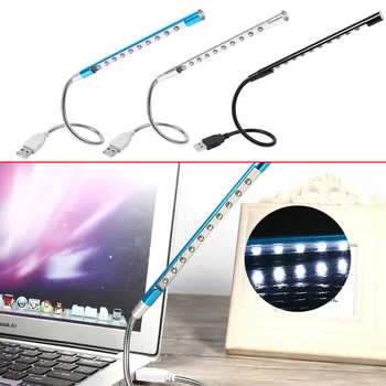 5V USB LED Bralne Luči Žarnice Svetilka Prilagodljiv Za Mini Laptop PC Tipkovnico Računalnika Visoke Kakovosti