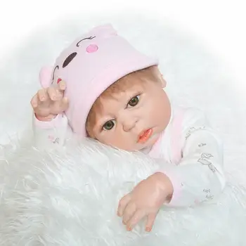 23 palca Prerojeni Lutke Otroka Dekle za Celotno Telo, Silikonski Prerojeni Lutke Realne Novorojenčka Bebe lutka za dekleta fantje igrače bebe darilo bonecas