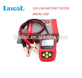 Akumulator Tester MIKRO-100/Digitalni tester za baterije/12V baterijo vstavite tester