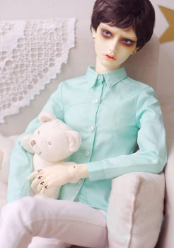 BJD oblačila, lutka majica za 1/3 BJD Stric SD13 SD17 lutka, modra, zelena, črna, bela, roza majice lutka