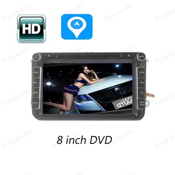 8 inch Avto Video Predvajalniki Avto DVD-ju Za VW/POLO/PASSAT/Golf/Škoda/Octavia/SEDEŽ/LEON Z Radio, Wifi, GPS Navigacija
