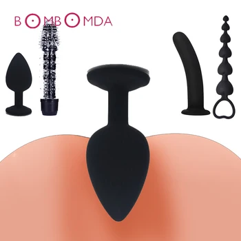 4PCS Mini Bullet Vibrator za Ženske Vagine, G spot za Stimulacijo Vibrator Butt Plug Analni Vibrator Sex Igrače za Žensko Odraslih Izdelki