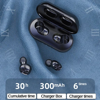 B5 TWS Bluetooth 5.0 Brezžične Stereo Slušalke Športne Čepkov s Polnjenjem Polje