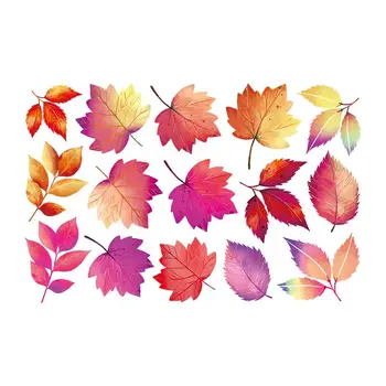 Zahvala Deco Stenske Nalepke Jesenska Stenske Nalepke, Dnevna Soba Barve Maple Leaf Dekoracijo Okno Nalepke, samolepilne PVC