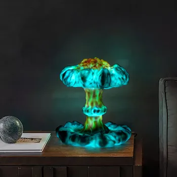2020 Eksplozije Žganci soba Oblak LED Namizna Svetilka 3D Tiskanje Smolo Noč Svetlobe Novost Zatemnitev, Zaščito za Oči, Noč Luč F Igrače