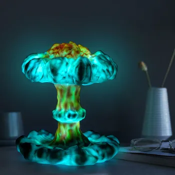 2020 Eksplozije Žganci soba Oblak LED Namizna Svetilka 3D Tiskanje Smolo Noč Svetlobe Novost Zatemnitev, Zaščito za Oči, Noč Luč F Igrače
