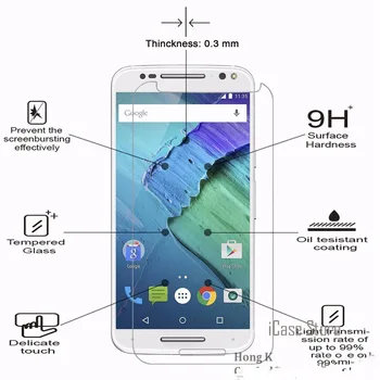 9H Trdnosti, Kaljeno Steklo Za Motorola Moto Z X Sile Slog G4 Plus Predvajanje Zaslon Patron eksplozijam Film + Čiščenje Kompleti