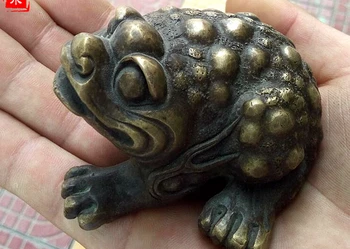Čisti baker urh ornament baker žaba fortune urh kiparstvo urh bronasto gospodinjski pribor brez tovora