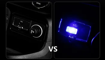 Avto styling USB Dekorativne Svetilke za Razsvetljavo LED Vzdušje Luči za Subaru XV Gozdar Outback Legacy Impreza XV BRZ Tribeca