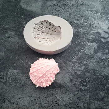 Sea World Conch 3D Čokoladna Torta Dekoraterstvo Fondat Kalup za Peko Orodja Ročno izdelana Mila Plesni Sugarcraft