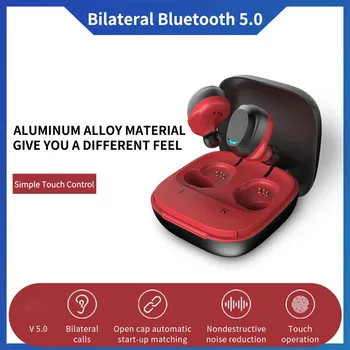 Slušalke auriculares bluetooth Brezžične Slušalke hifi hrupa Slušalke TWS Mini Stereo Slušalke Šport Čepkov Touch Kontrole