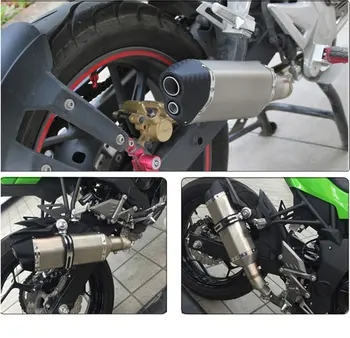 ZSDTRP 51mm Univerzalno motorno kolo Ak Spremenjen Izpušni Glušnik Cevi Skuter Jamo Umazanijo Kolo Motokros Za Yamaha R1 CBR250R