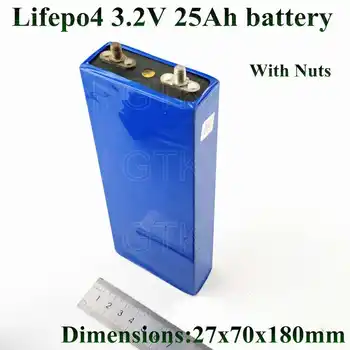 16pcs lifepo4 3.2 v 25Ah baterija cell 3.2 proti 50A za pack baterije diy 30Ah 48v 20ah visoko moč 2000w e skuter kolo za shranjevanje energije