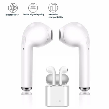 2021 i7s TWS brezžična tehnologija bluetooth 5.0 slušalke športne slušalke slušalka z mikrofonom, ki je primerna za pametni telefon Xiaomi Huawei Samsung