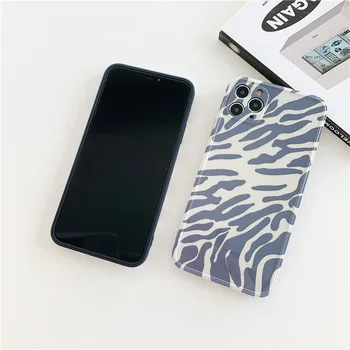 Moda Zebra Vzorec Primeru Telefon Za iPhone 11 Pro Max SE 2020 Capa Srčkan Silikonski Pokrovček Za iphone X XR XS Max 7 8 plus Primerih