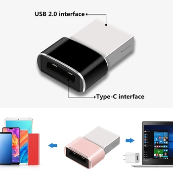 USB Moški-Tip-C Ženski Kabel Pretvorniki Mobilni Telefon Adapter Micro USB Tip C Adapter Microusb Priključek Za Telefon, Tablični računalnik