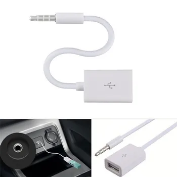 3.5 mm Moški AUX Audio Jack Vtič Za USB 2.0 Ženski Pretvornik Kabel usb Kabel, Avto MP3