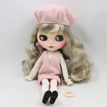 Blyth doll obleke Nove roza pozimi obleko, krilo, klobuk visoko kakovost 1/6 lutka normalno skupno azone licca ledeno lutke