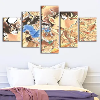 Slikarsko Platno Modularni Hd Natisne Sliko Detective Conan Doma Dekor Japonske Animacije Plakat Wall Art Za Fante Soba Okvir