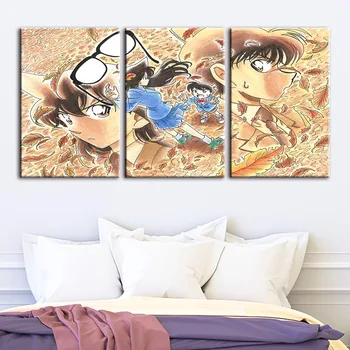 Slikarsko Platno Modularni Hd Natisne Sliko Detective Conan Doma Dekor Japonske Animacije Plakat Wall Art Za Fante Soba Okvir