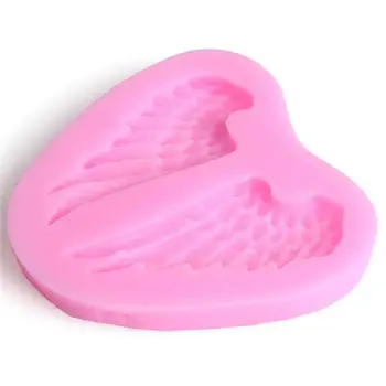 1pc Wings angel lace silicone cake mold fondant mold cake decorating tools chocolate gmpaste mould cake mould FTM054