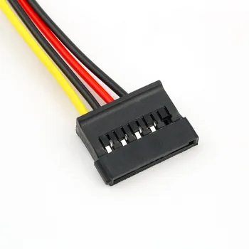 1pcs Serial ATA SATA 4 Pin IDE Molex 2 15 Pin HDD Napajalnik Kabel Vroče po vsem Svetu