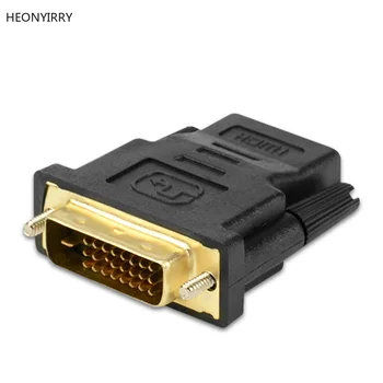 HDMI Ženski DVI D 24+1 Pin Moški Adapter Pretvornik HDMI2DVI Kabla Stikalo za PC za PS3 Projektor TV Box HDTV LCD TV