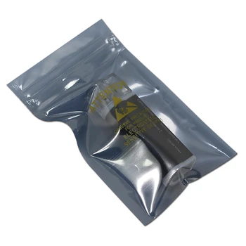 100 kozarcev Antistatic Plastične embalaže Vrečko Reclosable Ziplock Vrečke Elektronska Oprema Vrečko za Shranjevanje ESD Zaščita Vrečko Z Natisnjeno