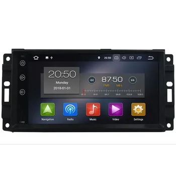 Android 10 4+64 G Avto Multimedijski Predvajalnik DVD-jev Radio Za Chrysler 300C jeep Compass/Dodge/Grand Cherokee GPS Navigacija stereo FM