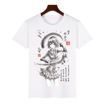 Anime shokugeki ne soma T-shirt Tee Vrhovi Moški ženske Kratek Rokav Anime T-shirt