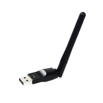 WiFi Brezžično Omrežno Kartico USB 2.0 150 M 802.11 B/G/N, LAN vmesnik z Vrtljiva Antena za Laptop PC Mini Wi-Fi Dongle