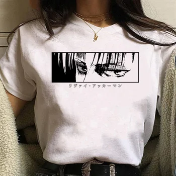 2021 Vroče Japonski Anime T-shirt Ženski Napadajo Titan Končna Sezone T-shirt Kawaii Risanka Titan Napad Graphic Tee Ženske