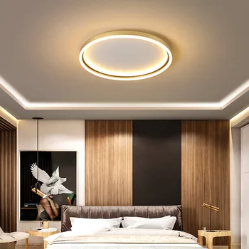 Nordijska dekorativni stropne luči dnevna soba, spalnica kavarna hotel Postelji Aluminija stropne luči navijači stropne luči